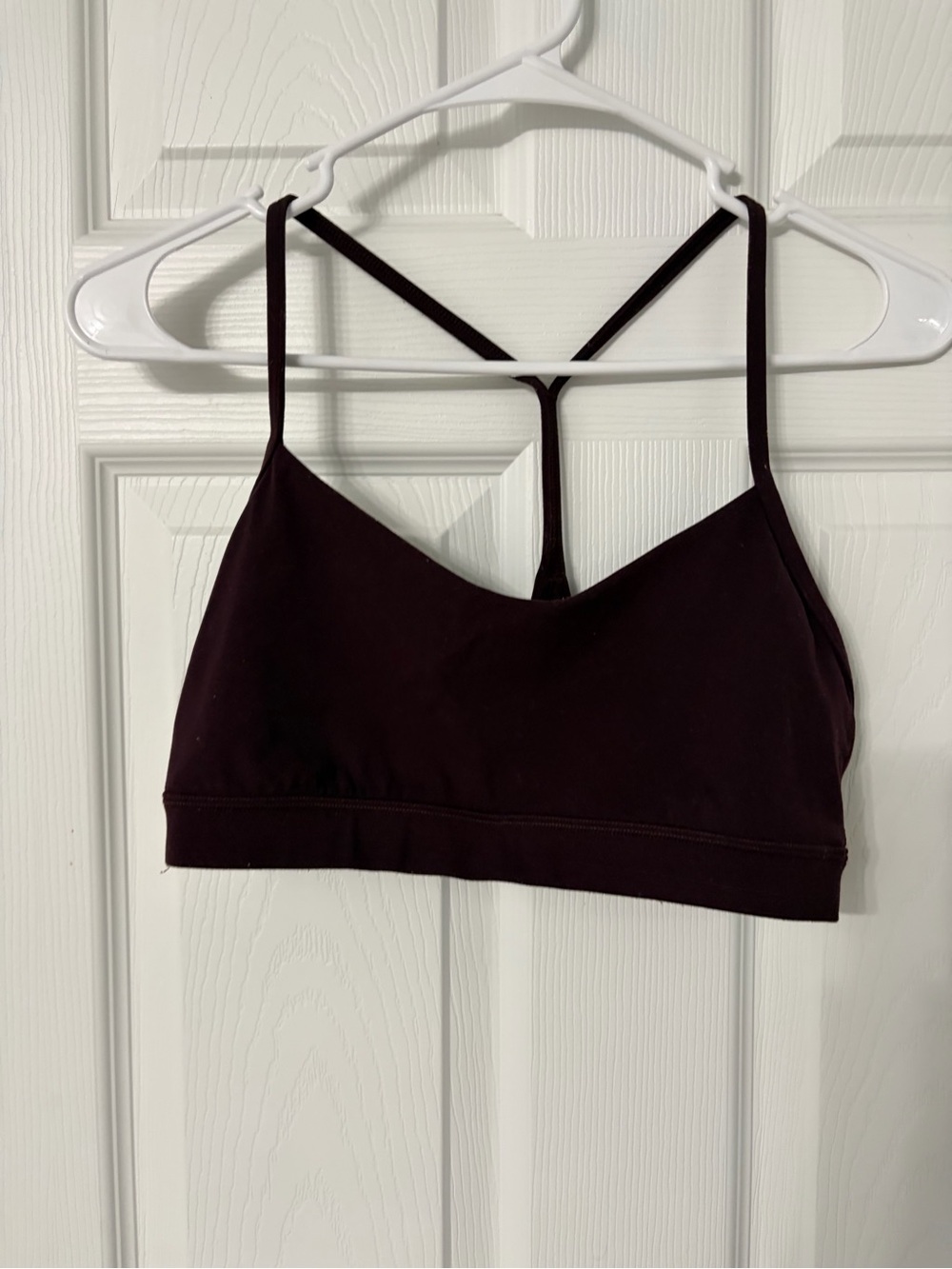 lululemon athletica Dark Plum Strappy Sports Bralette